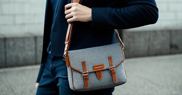 Sac bandoulière en tissu résistant : style et fonctionnalité